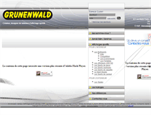Tablet Screenshot of grunenwald.com